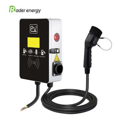 EU standard electric car EV charger wallbox 11kw 3 phase ev charger with OCPP1.6 2.0